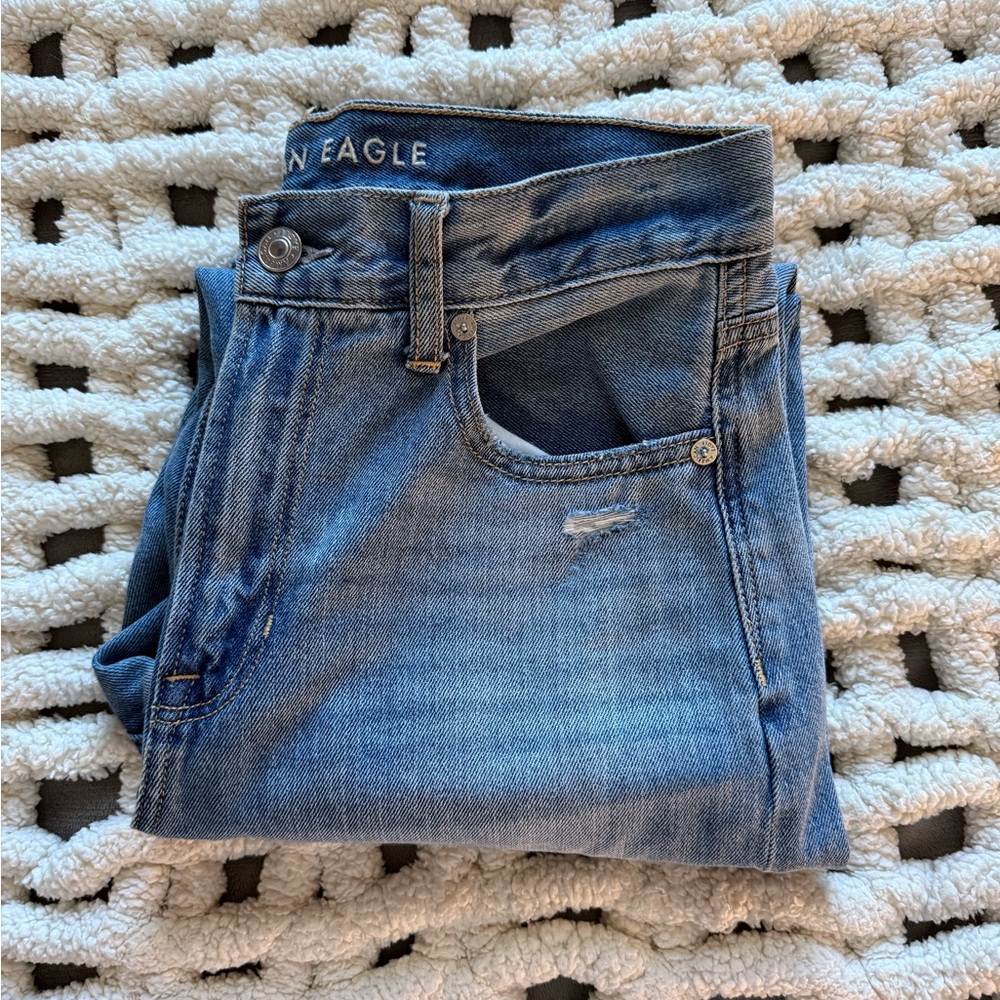American Eagle Outfitters High Rise Blue Jeans